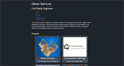 Desktop Screenshot of oliverbarnum.com