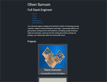 Tablet Screenshot of oliverbarnum.com